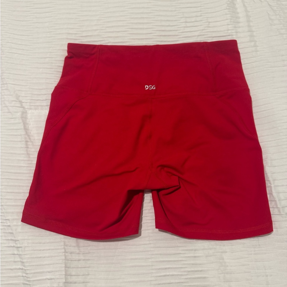 DSG Women's Vibrant Red Bike Shorts
